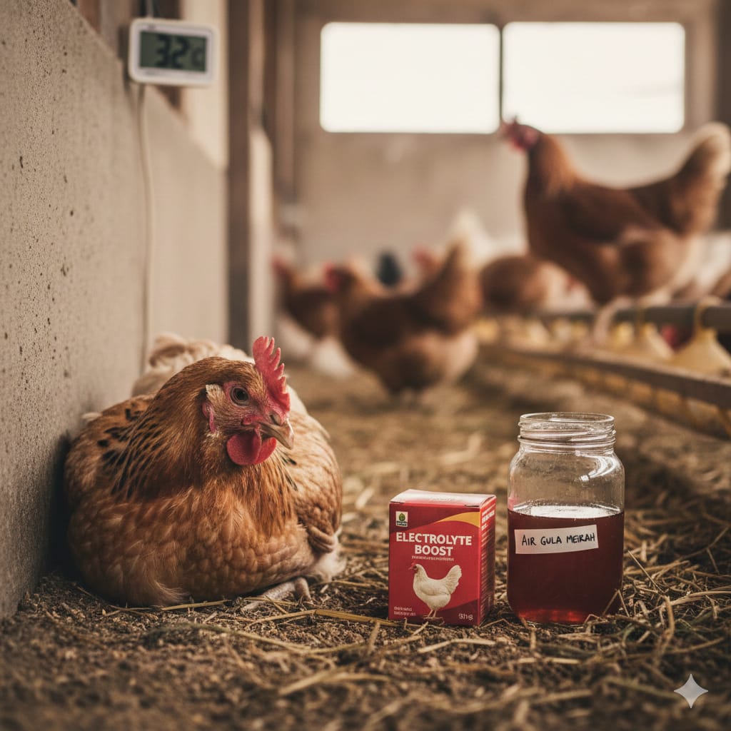 ayam petelur mengantuk
