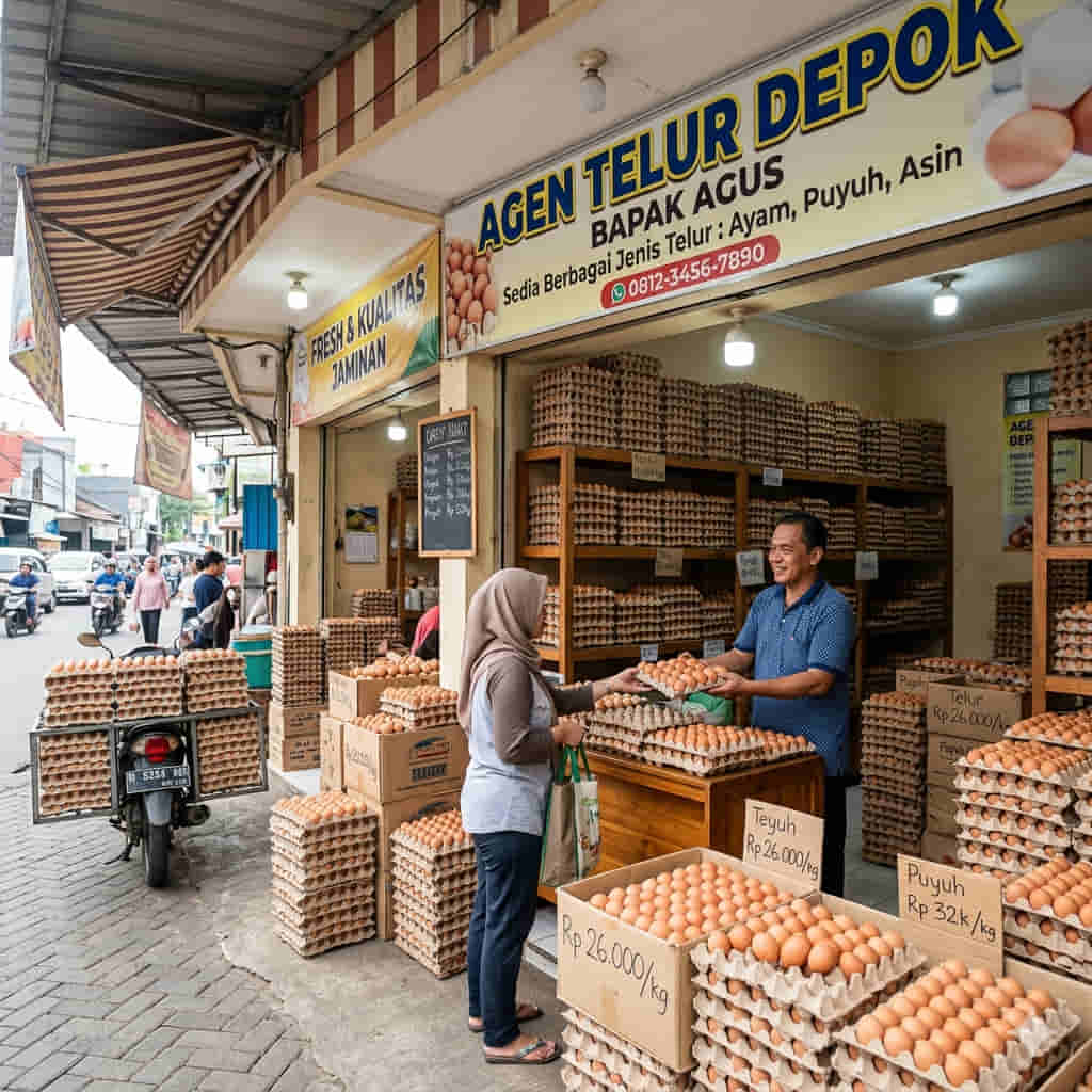 agen telur depok
